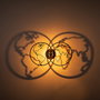 Opviq Lámpara de Pared W-036 Negro